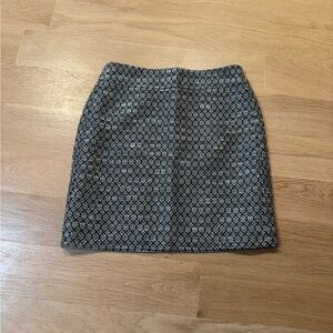 LOFT Geometric Mini Skirt 00P